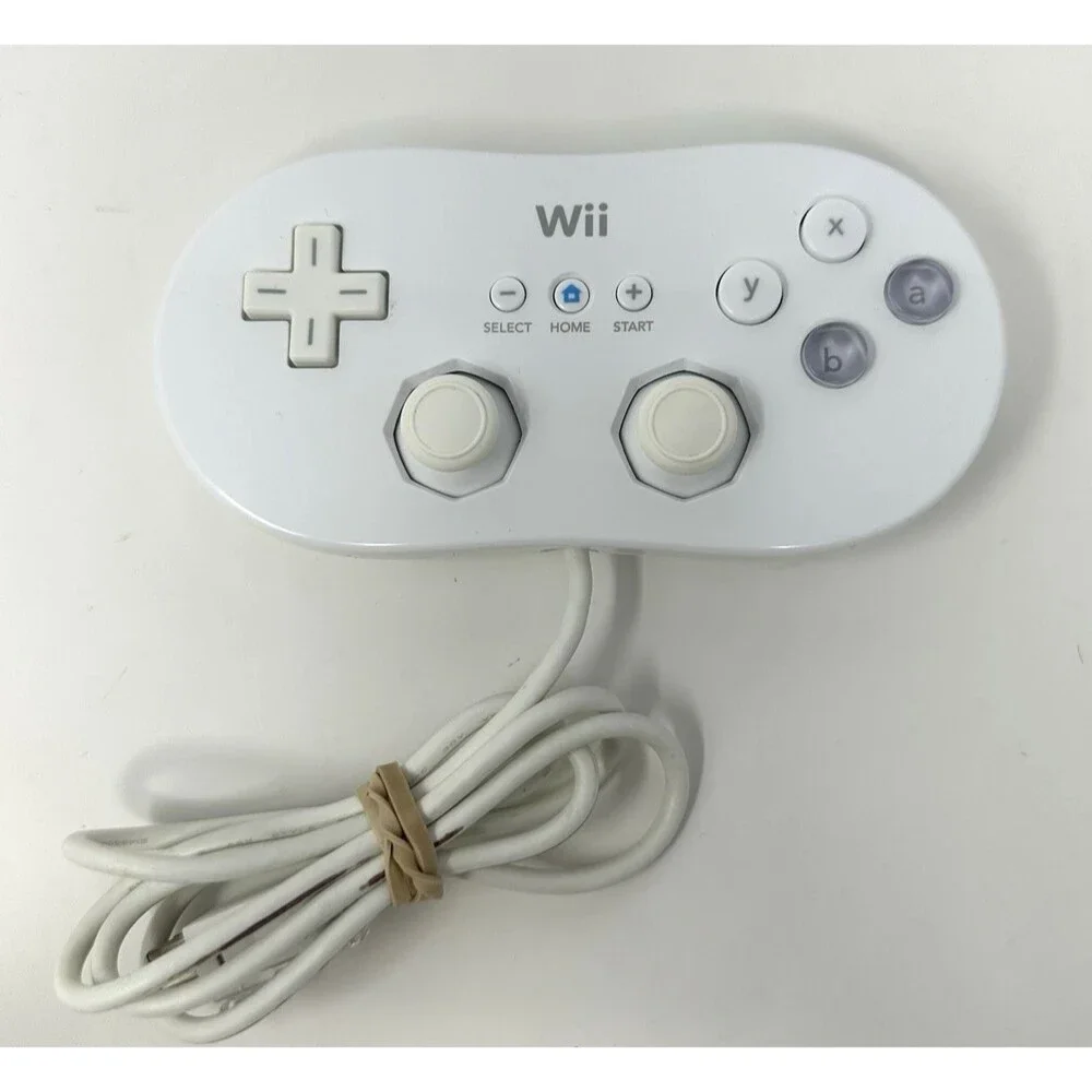 Nintendo Wii Classic Controller Pro White RVL005 OEM